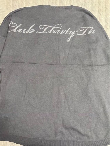 Club33 Limited Edition Sweatknit Cashmere Smoky gray Disney JP L (US M) Rare