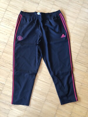 Adidas MUFC Wov Pnt Manchester United Trainingshose schwarz Gr. 2XL CW7633