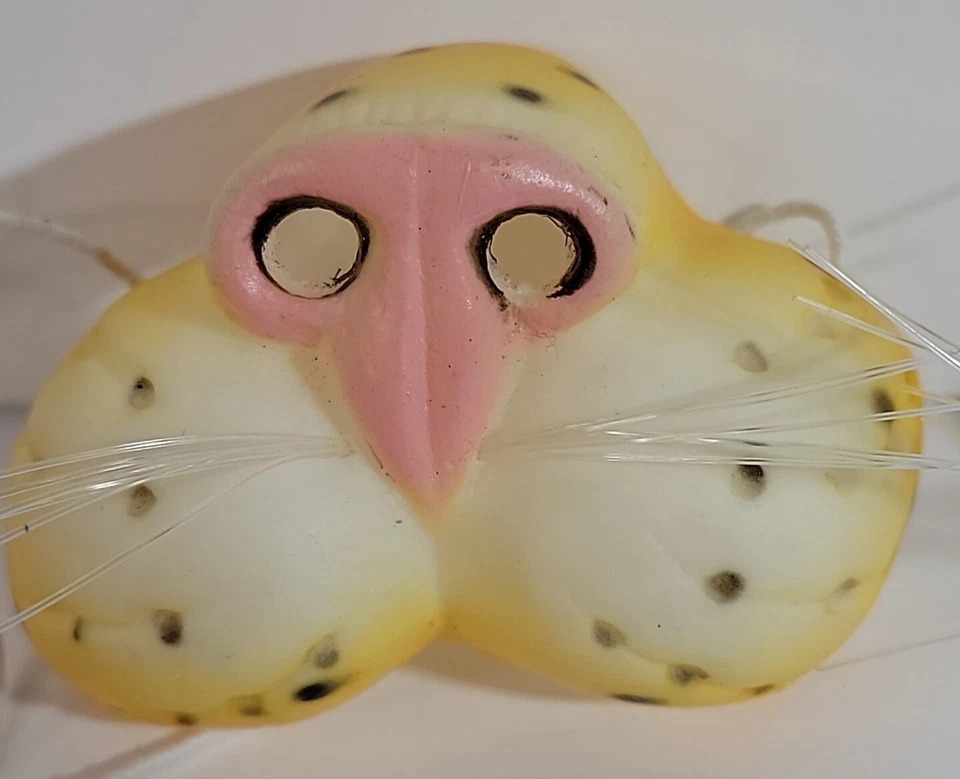 Mini Máscara Nariz Animal Vintage Vinilo Suave Cesar 1983 Disfraz Cosplay Juguete LOTE 2 Foto 4 de 4