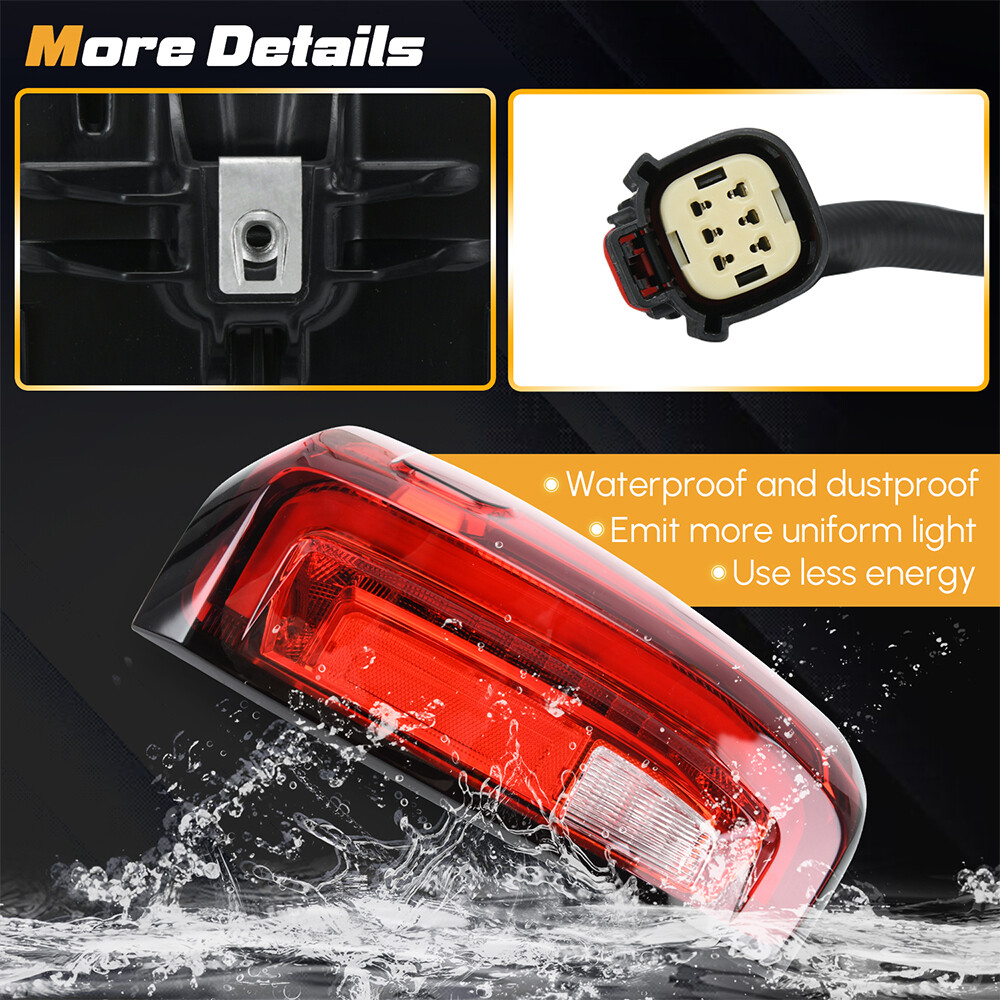 For 2019-2023 Chevy Silverado 1500 LED Type Black Smoke Tail Light Brake Lamps E - Foto 7