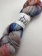 Hue Loco Phyllis Hand Dyed Superwash Verigated Yarn Sock Merino Fingering