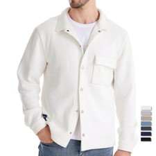 Men's Warm Jacket Cargo Jacket Outdoor Warm Plain Fashion Streetwear