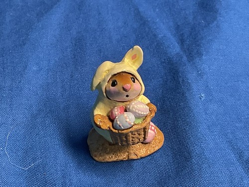 WEE FOREST FOLK Conejito de Pascua M82 Amarillo Annette Petersen INICIALES - Imagen 4 de 6