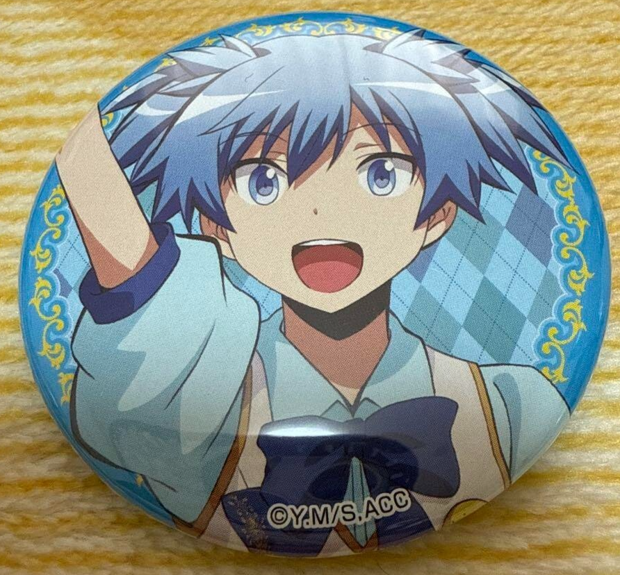 Japanese anime Assassination Classroom can badge Nagisa Shiota