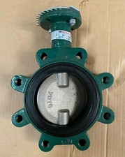 5" Lug Butterfly Valve, Ductile Iron Disc, Buna Seat 200 PSI W/ Handle (NEW)