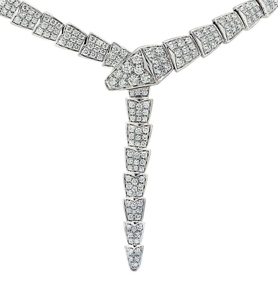 Bvlgari Serpenti Viper 15.75 Carat Diamond Necklace - Image 3 of 4