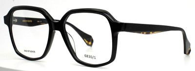 GIGI STUDIOS Amaia 6830/1 Black Womens Square Full Rim Eyeglasses 53-16-140 B:49