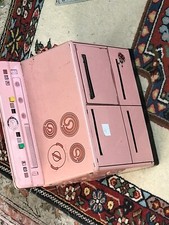 VTG 1950's Wolverine Pink Tin Metal Toy Litho Stove Oven 12"H x 5 1/2"W x 11"L