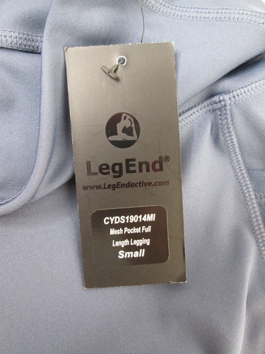 Leg End Active Mesh Pocket Full Length Leggings High Waisted Women's Small - Picture 10 of 10