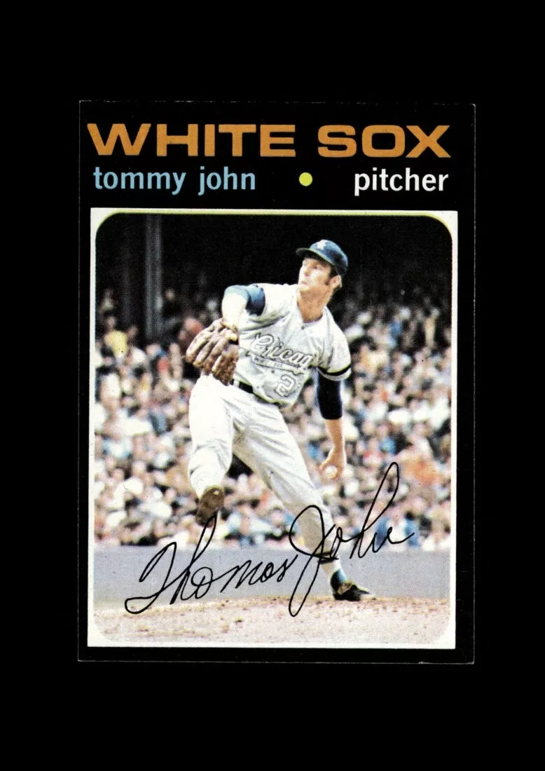 Tommy John trading card