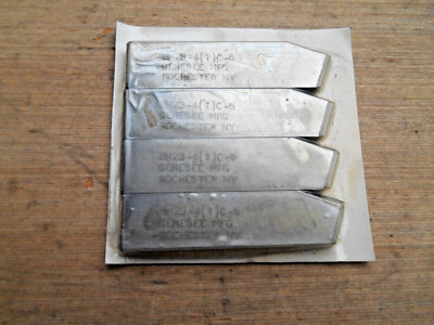 GENESEE MFG. HOLLOW MILL CUTTERS , BLADES , BM23-4(1) C-6 BRAZED CARBIDE, 4 PCS
