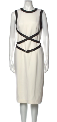 michael kors designer dresses Women's Dresses Designer Michael Kors Collection Wool Midi Length Sheath  Dress 6