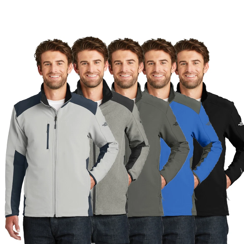 Chaqueta para hombre The North Face tecnología elástica softshell manga larga cremallera completa abrigo