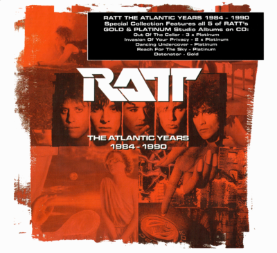 1984 YEARS ATLANTIC THE RATT 洋楽 - HNE Vs. Atlantic Sets 5CD 1984-1990 Years Atlantic The Ratt 1990 洋楽
