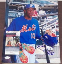 Dominic Smith Signed Autographed 11x14 Photo New York Mets JSA 2