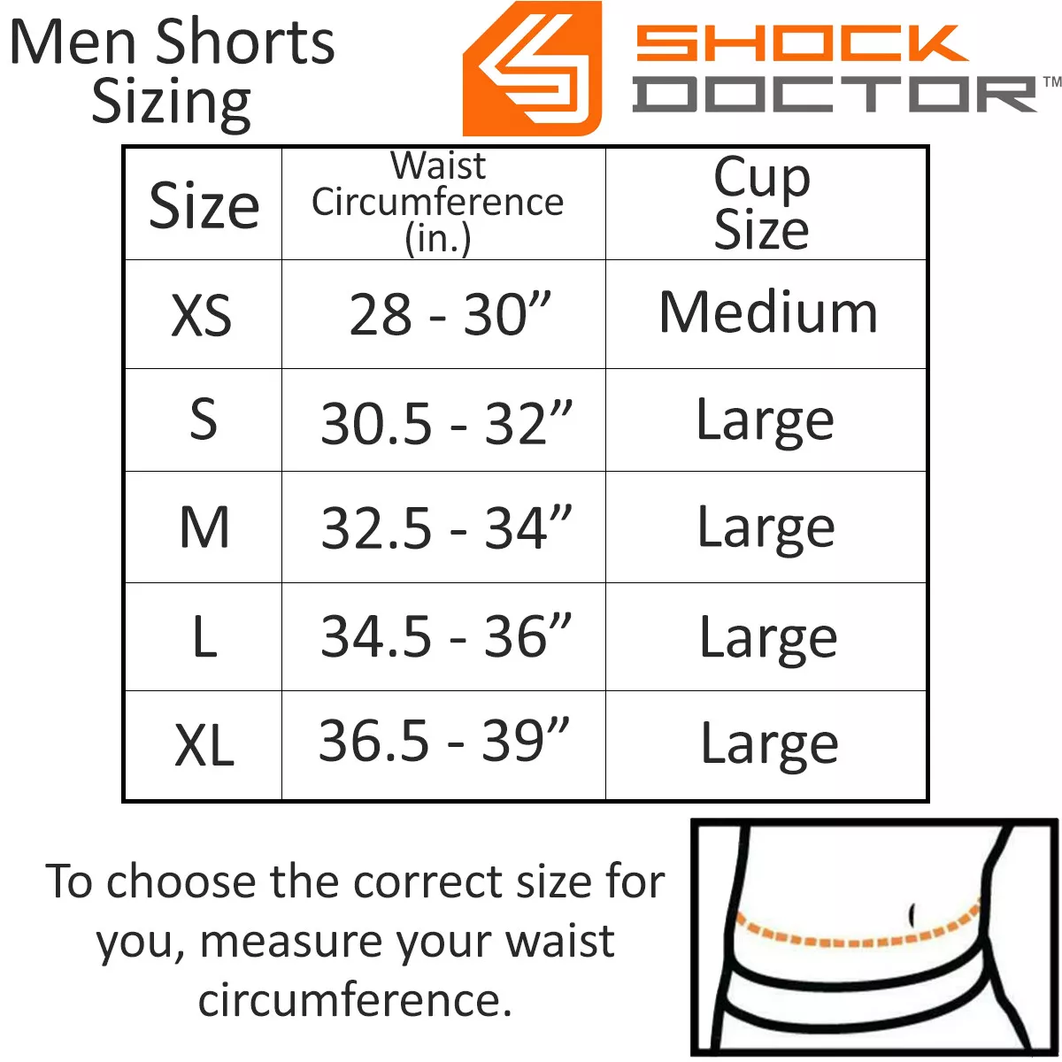 Shock Doctor Core Compression Shorts with Athletic Cup Pocket - Black