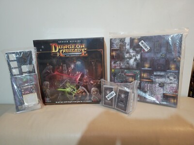 Dungeon Crusade Book I Genesis Of Evil + Kickstarter Extras - Neu & Factory Sealed
