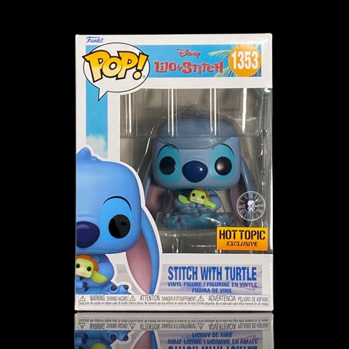 Funko Pop! Disney #1353 Puntada con Tortuga (Tema Candente) + Protector *Como Nuevo* - Imagen 17 de 19