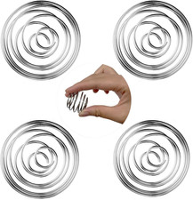 4 Pz Miscelatore Sfera in Acciaio Inox,Shaker Acciaio,Miscelatore Metallo Molla