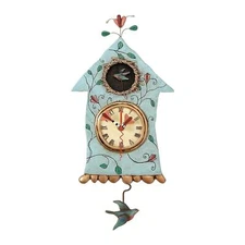 Allen Designs Fly Bird Ticking Bird Pendulum Clock P8008