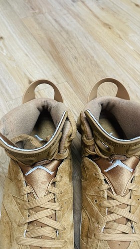 Nike Air Jordan 6 Retro Wheat UK Size 9 W/O Box - Picture 6 of 8