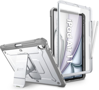  SUPCASE IPAD AIR 11 M2 / AIR 6/5/4 ROBUST SCHUTZHÜLLE MIT SCHUTZGLAS [WEISS]