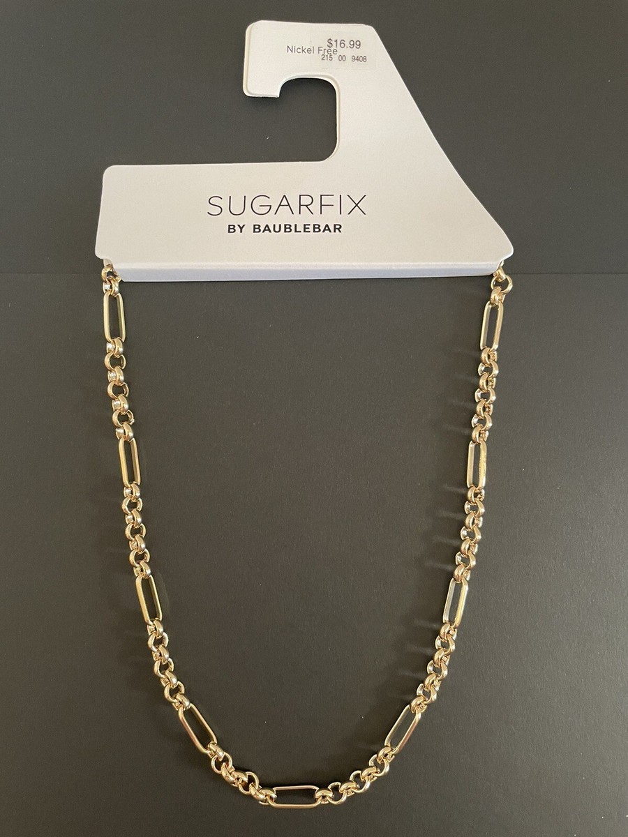 SUGARFIX By BAUBLEBAR Mixed Link Chain Necklace 17” L with