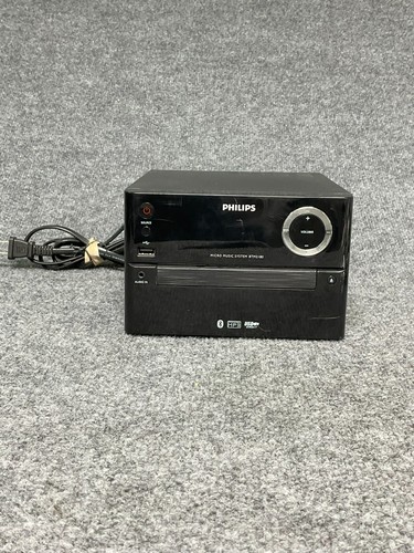 Philips Micro Music System BTM2180 W/ Speakers Pair Bluetooth/ MP3/USB Direct - Picture 9 of 16