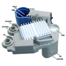 Fits Valeo Dodge Freightliner Jeep Mercedes Replacement New Alternator Regulator