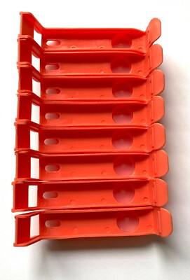 Canon CLI-65 CLI-42 CLI-8 BCI-6 Orange Cartridge Clip Cover - Storage / Lot of 8