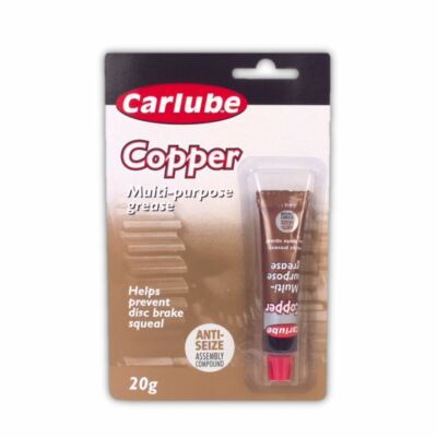 Carlube XCG020 Kupferfett Anti-Seize 20g Tube Mehrzweckfett