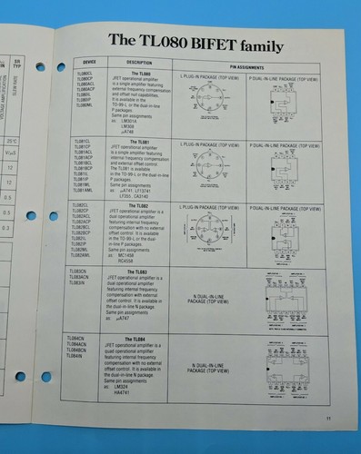 Texas Instruments TL080 BIFET Operational Amplifier op amp - Application Report - Picture 10 of 12