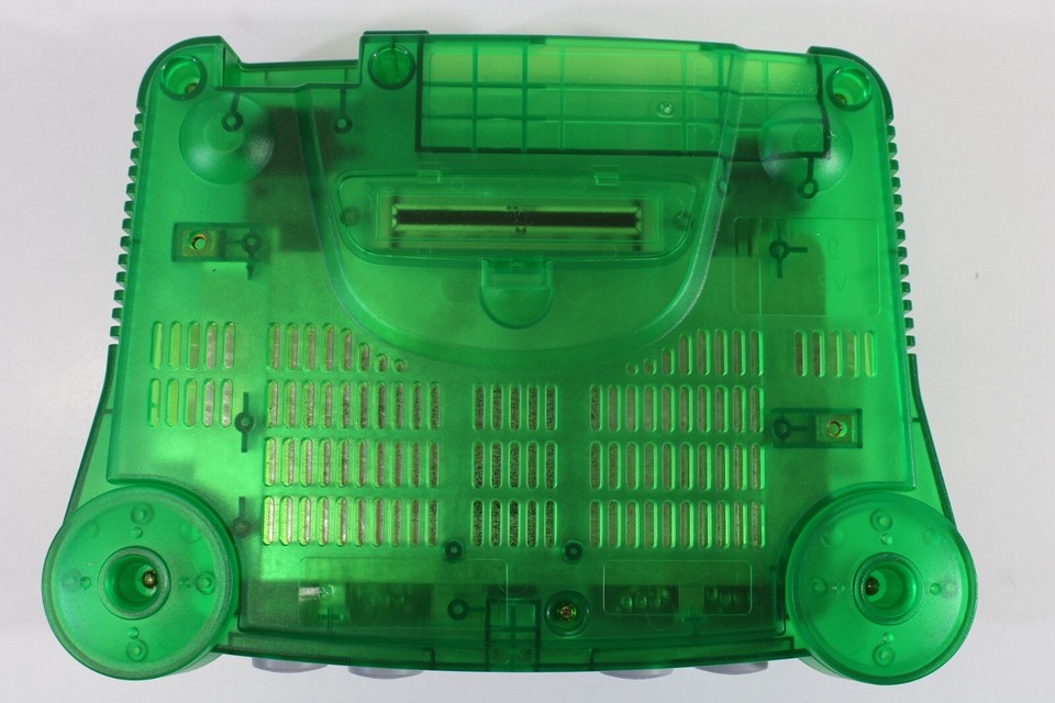 Nintendo 64 N64 Clear Transparent Console LED NTSC REGION FREE Mod ...
