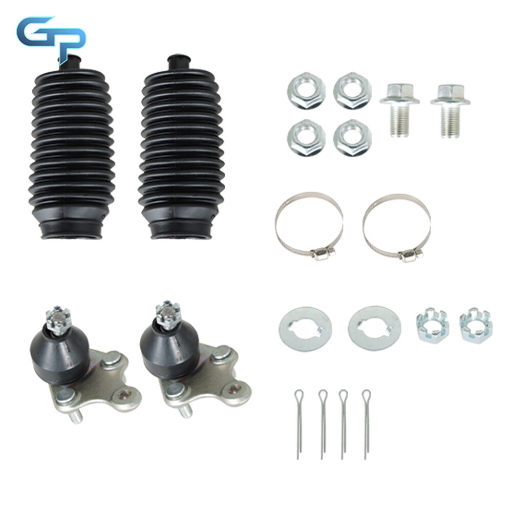 SQAMOR Front Lower Ball Joints Tie Rods Sway Links And Rack Bellows Kit 10 Piece For Toyota For Rav4 2006 2018