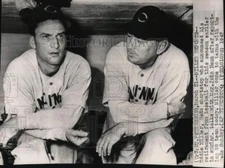 1947 Press Photo Reds' Eddie Miller & manager John Neun, Baseball, Florida