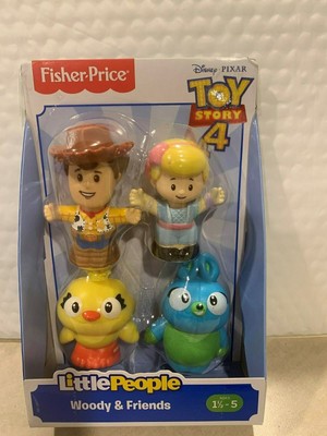 fisher price little people toy story 4 woody bo peep ducky