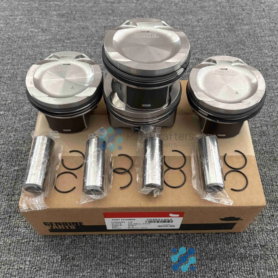 4pc/set Piston with ring Fits Jeep wrangler campass 2.0T Grand Cherokee US - Image 3 of 4