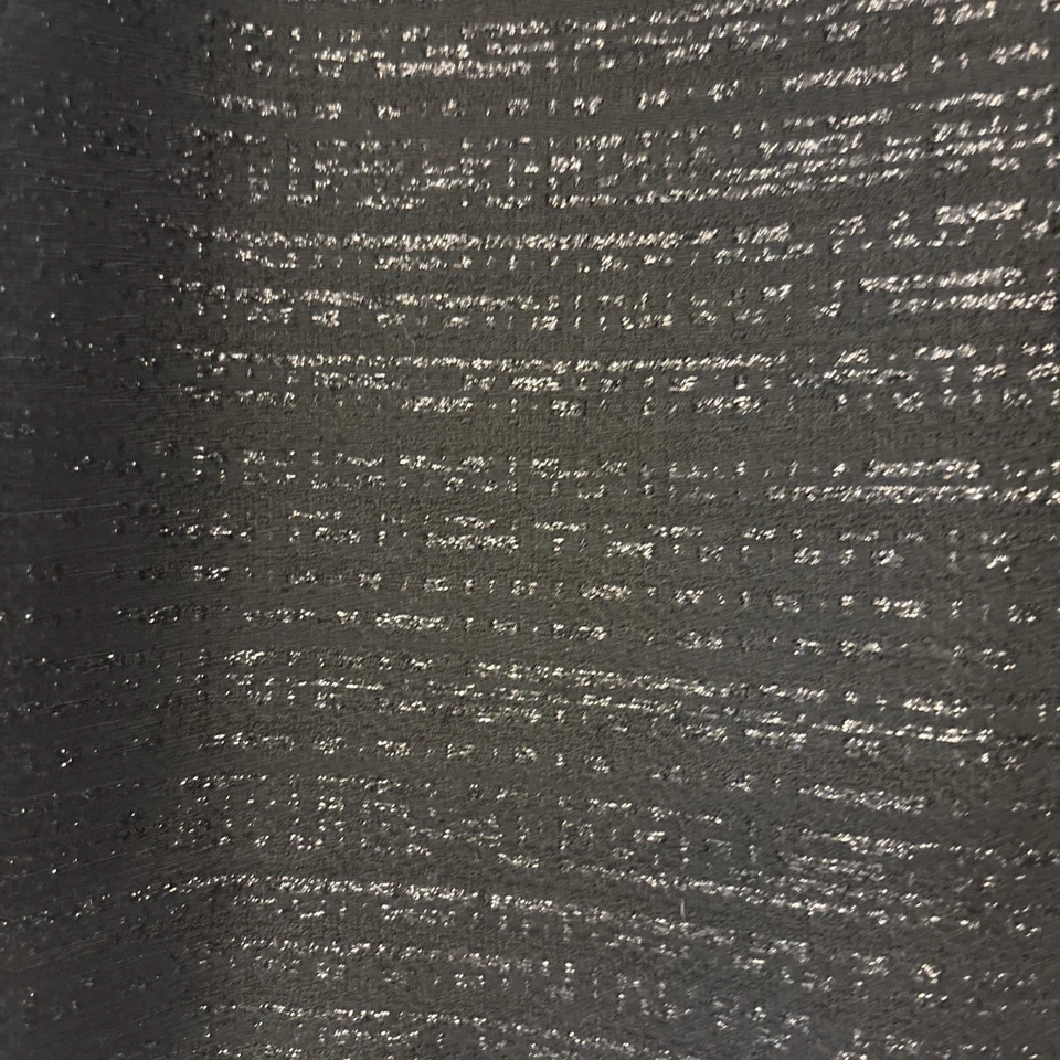 Falda lápiz Nordstrom Trina Turk negra metálica plateada tiro alto talla 12 fiesta Foto 2 de 4