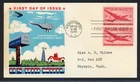 UNITED STATES FLUEGEL COVER LOT #31 1946 5c Air Mail 5c Domestic Rate FDC $$$