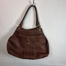 Cole Haan Handbag Village Brown Leather