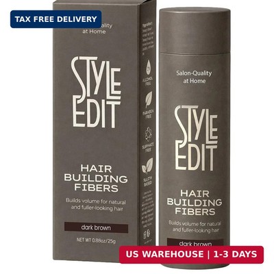 Style Edit Hair Building Fibers for Thinning Hair | Conceals Receding Hairlines,