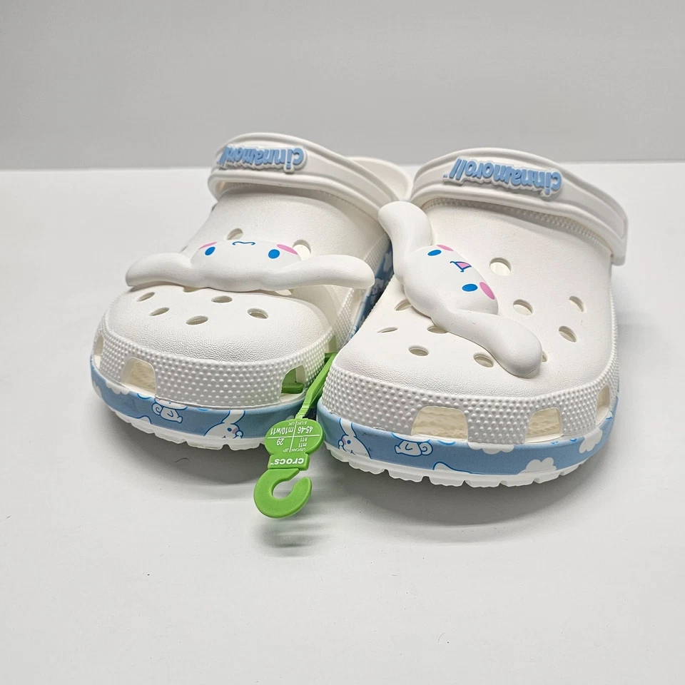 NEW! Crocs Hello Kitty & Friends Cinnamoroll Slip-On Rubber Clogs W13/M11 - Image 3 of 4