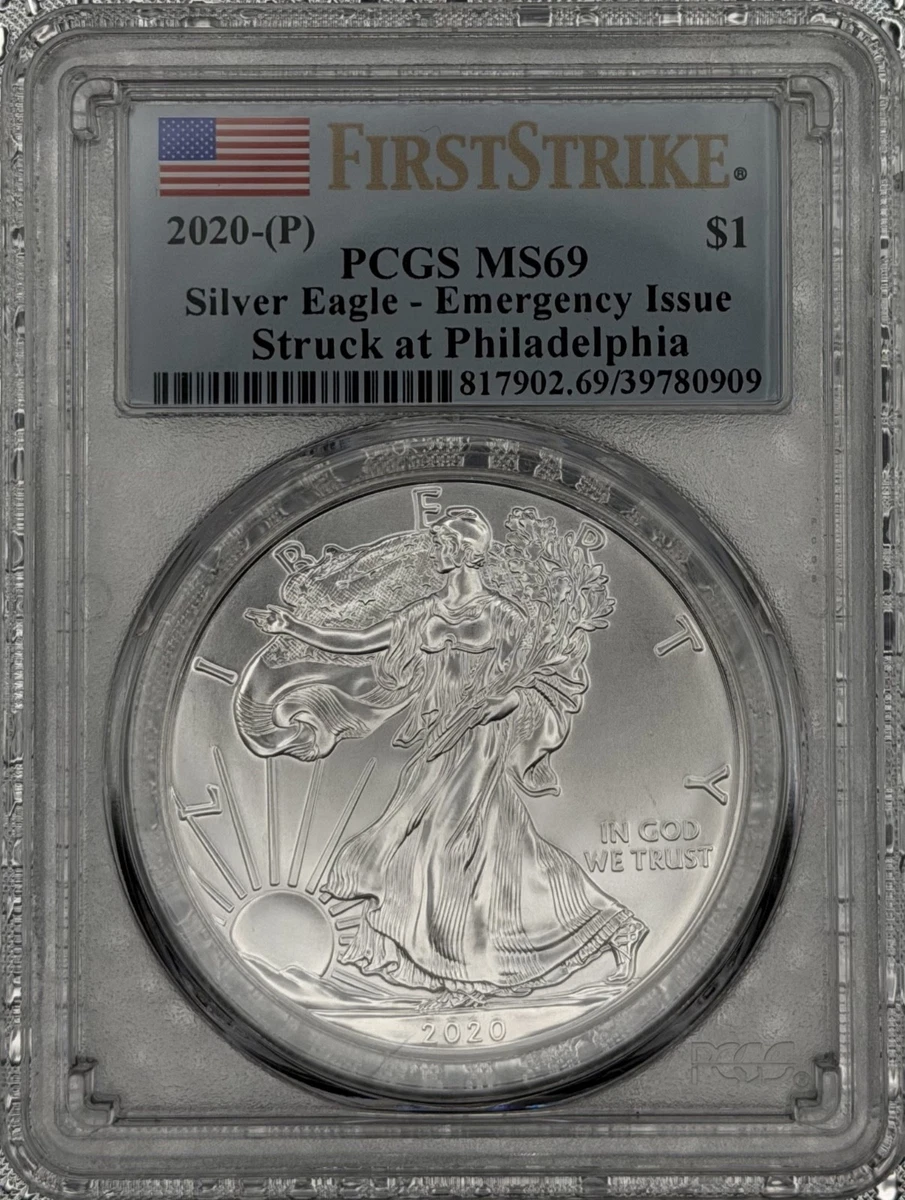 American Eagle MS 69 Graded 2020 Silver Bullion Coins for sale | eBay
