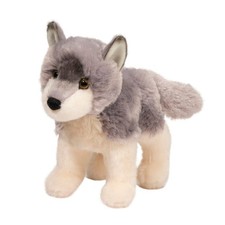 Kuscheltier Wolf Ashes grau-braun Pl&uuml;schtier Stofftier stehend 20 cm klein