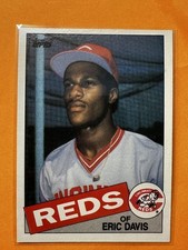 1985 Topps #627 Eric Davis. Set break Mint-Gem