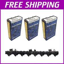 OEM 24" Full Chisel Chains, 3/8" Pitch, 050 Gauge, Pack of 3