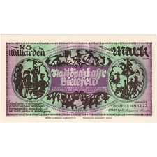 [#293515] Germany, Bielefeld, 25 Milliarden Mark, 1923-02-01, UNC