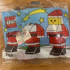Vintage 1986 Lego 1555 Santa Claus Holiday Figure Sealed Polybag Seasonal