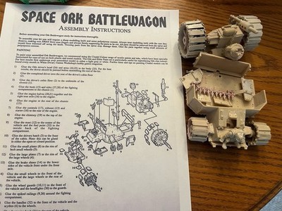 Space Ork Rogue Trader Battlewagon RTB14 Warhammer 40,000 Looted Transport Tank