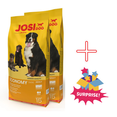 Josera JosiDog Economy Adult Trockenfutter 2x15kg für ausgewachsene Hunde